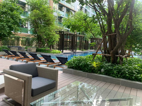 AA47150 | 1 ห้องนอน | 1 ห้องน้ำ | BTS On Nut | 30 ตร.ม. | 12,500 บาท/เดือน | ชั้น 2 — The Excel Hideaway Sukhumvit 50 กรุงเทพฯ