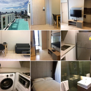 AA40743 | 1 ห้องนอน | 1 ห้องน้ำ | BTS Ekkamai | 29 ตร.ม. | 22,000 บาท/เดือน | ชั้น 6 — M Thonglor 10 กรุงเทพฯ