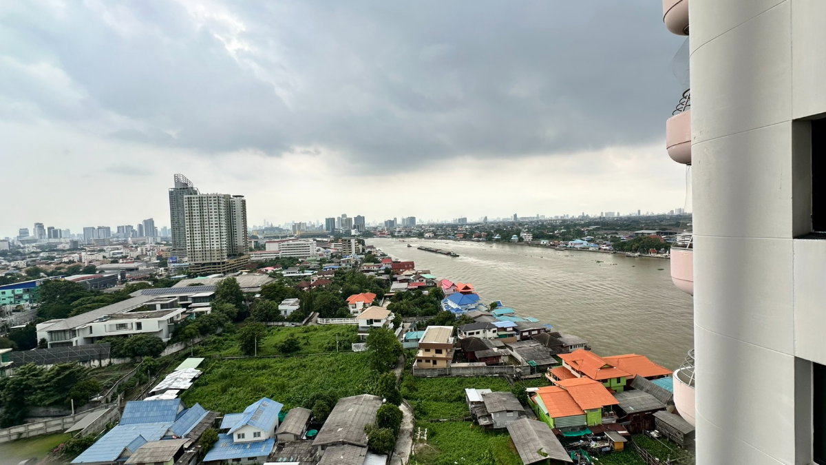 รูป 🌊🌊 (ขาย) คอนโดริมแม่น้ำเจ้าพระยา 🚗 ที่จอดประจำ 2 คัน  📍Riverine Place ริเวอร์ไรน์ เพลส — 🏢ใกล้สะพานพระราม 5 - รูปที่ 9/15