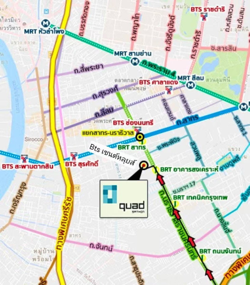 รูป Code: 26KJ5021  ให้เช่า Quad Sathon 🔥🔥 จองเดือนนี้รับส่วนลด1,000บาท 🔥🔥 @kjcondo (มี@ข้างหน้าด้วยนะคะ) - รูปที่ 4/4