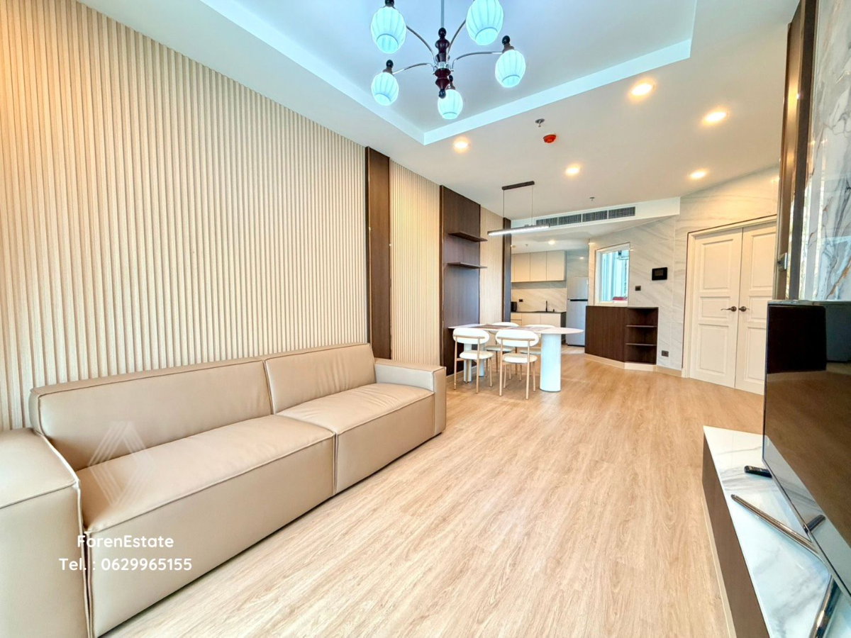 รูป ปล่อยเช่า คอนโด 2 ห้องนอน ใกล้ MRT ศูนย์วัฒนธรรม : Supalai Wellington : ตกแต่งสวยครบ เฟอร์นิเจอร์พร้อมเข้าอยู่ : ใกล้ Central พระราม 9 - รูปที่ 6/20