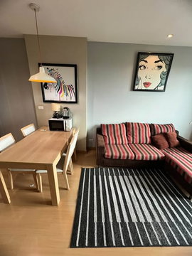2Bed | 2Bath | Huaikwang | 65sqm | THB 25,000/mo | Fl.10 — Life @huaikwang Bangkok