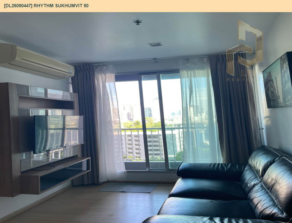 รูป DL26090447 ให้เช่าคอนโด ริทึ่ม สุขุมวิท 50 (Rhythm Sukhumvit 50) ใกล้ BTS อ่อนนุช พร้อมเข้าอยู่ โทรด่วน 0653619502 LineID @952jdxxk - รูปที่ 3/8