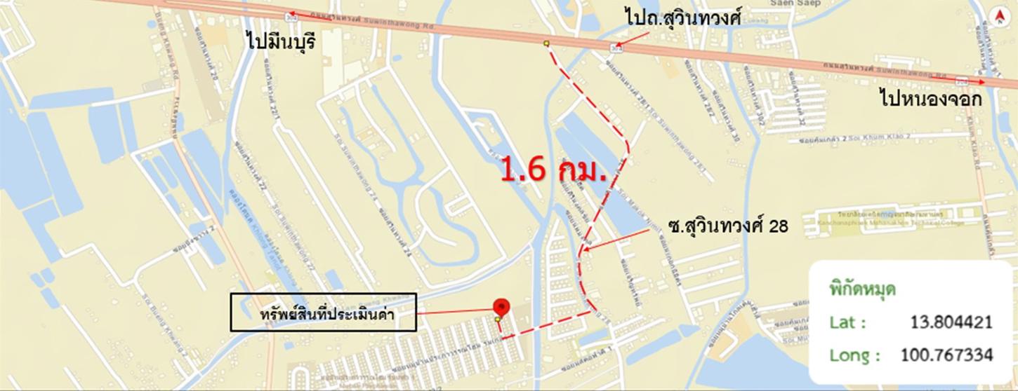 รูป บ้านเดี่ยว 61 ตร.วา ประภาวรรณโฮม ร่มเกล้า 1 เขตมีนบุรี กรุงเทพมหานคร 3M - รูปที่ 35/35