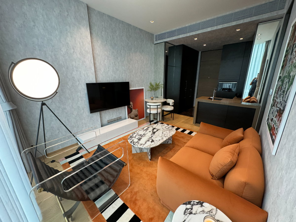 รูป Condo for RENT : 28 Chidlom  𝐒𝐢𝐳𝐞 :  45 sqm.  𝐓𝐲𝐩𝐞 : 1 Bedroom /1 Bathroom / City view   𝐅𝐥𝐨𝐨𝐫 : 14  ✅Fully furnished - รูปที่ 5/11