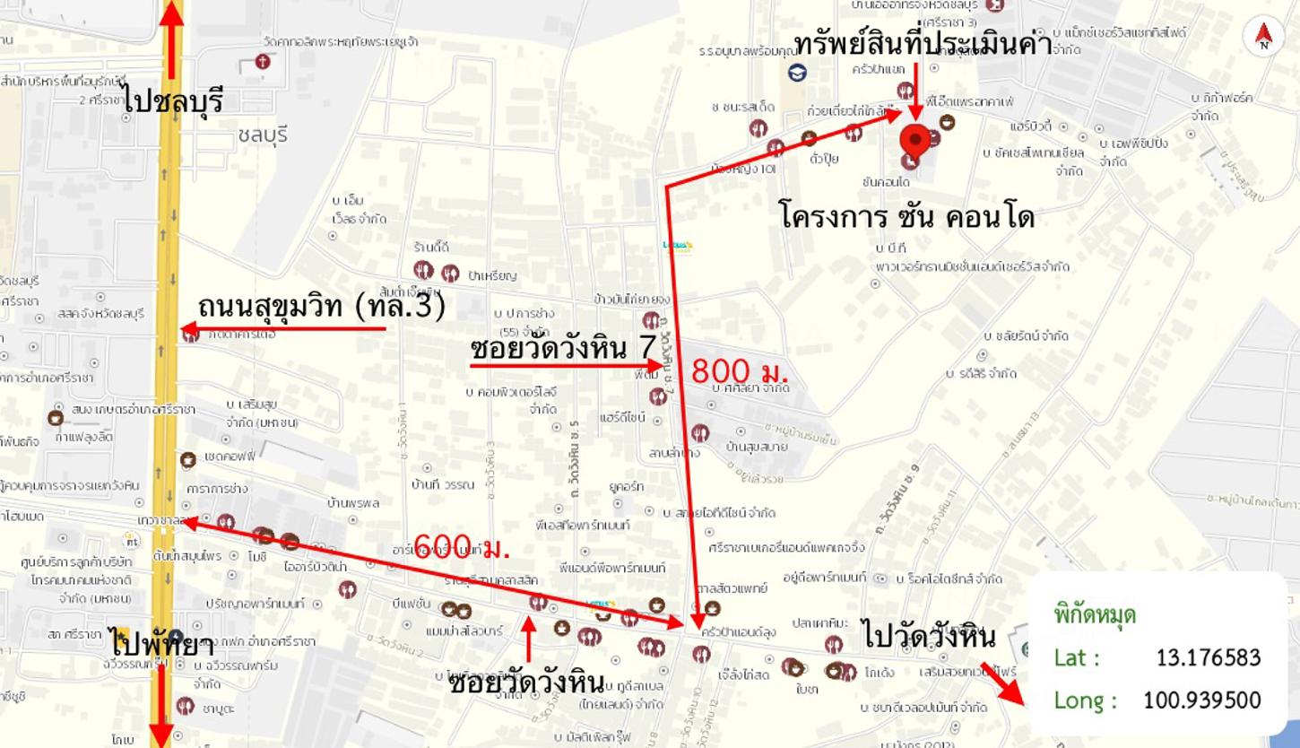 รูป คอนโดมิเนียม 31 ตร.ม. ซัน คอนโด ศรีราชา ชลบุรี 1.4M - รูปที่ 18/19