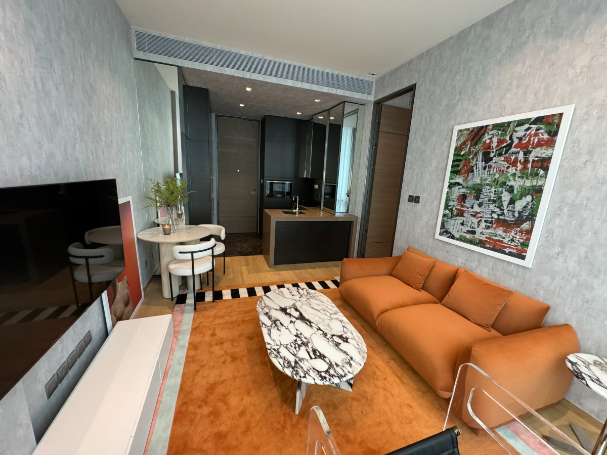 รูป Condo for RENT : 28 Chidlom  𝐒𝐢𝐳𝐞 :  45 sqm.  𝐓𝐲𝐩𝐞 : 1 Bedroom /1 Bathroom / City view   𝐅𝐥𝐨𝐨𝐫 : 14  ✅Fully furnished - รูปที่ 1/11