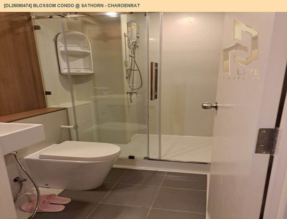 รูป DL26090474 ให้เช่าคอนโด บลอสซั่ม คอนโด แอท สาทร - เจริญราษฎร์ (Blossom Condo @ Sathorn - Charoenrat) ใกล้ BTS สุรศักดิ์ พร้อมเข้าอยู่ โทรด่วน 0638692663 LineID @952jdxxk - รูปที่ 8/8