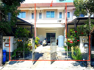 Townhouses for sale Asia Industrial Estate Suvarnabhumi : TOWN HOUSE 26.3 Sq.w. Muang Chachoengsao Chachoengsao for 1.6M