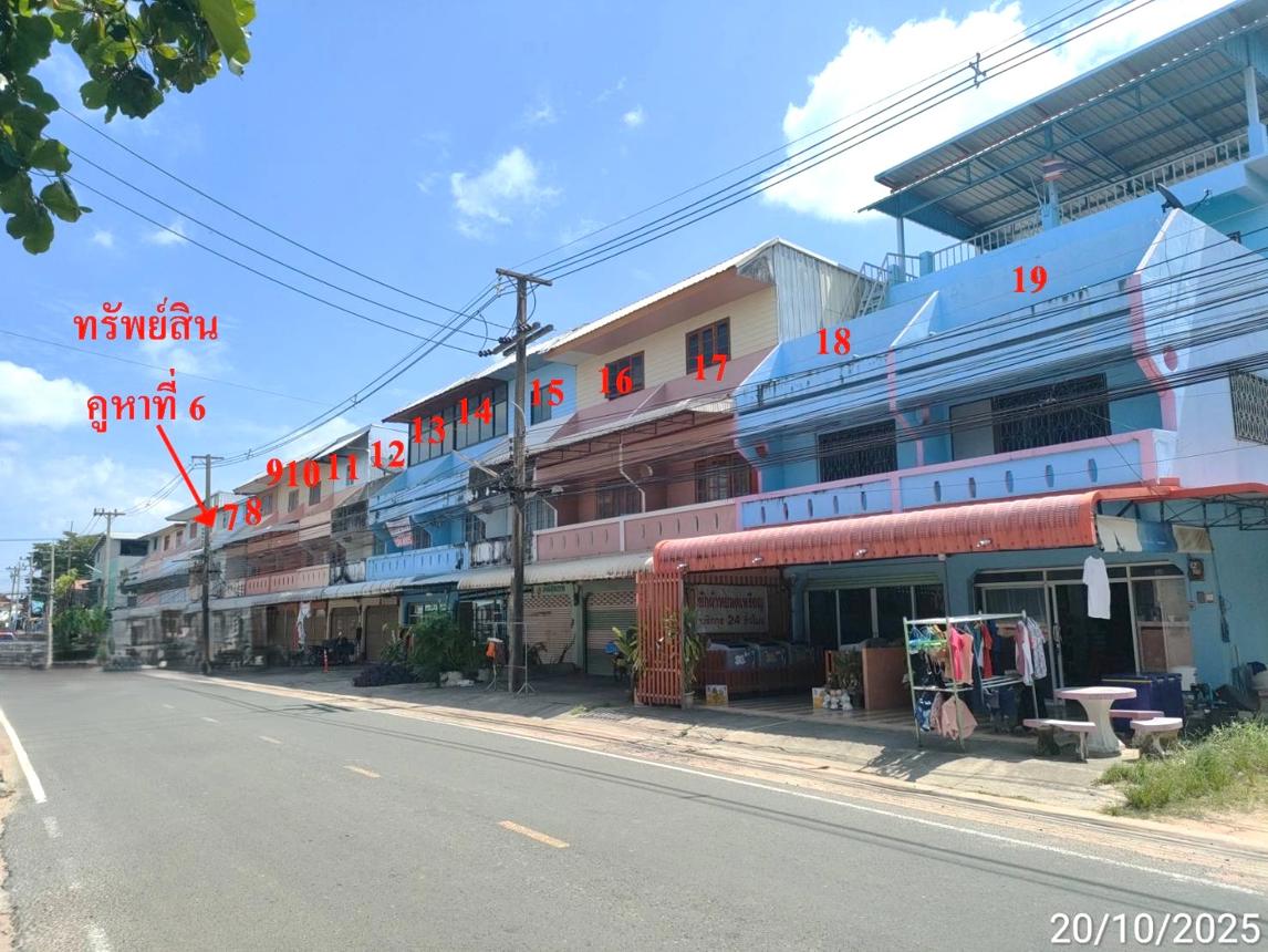 picture SHOP HOUSE 16 Sq.w. Phayakkhaphum Phisai Maha Sarakham for 1.6M - 12/19