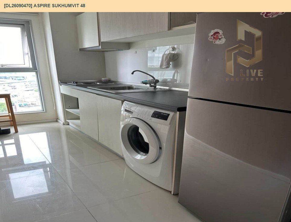 รูป DL26090470 ให้เช่าคอนโด แอสปาย สุขุมวิท 48 (Aspire Sukhumvit 48) ใกล้ BTS พระโขนง พร้อมเข้าอยู่ โทรด่วน 0614453194 LineID @952jdxxk - รูปที่ 6/7