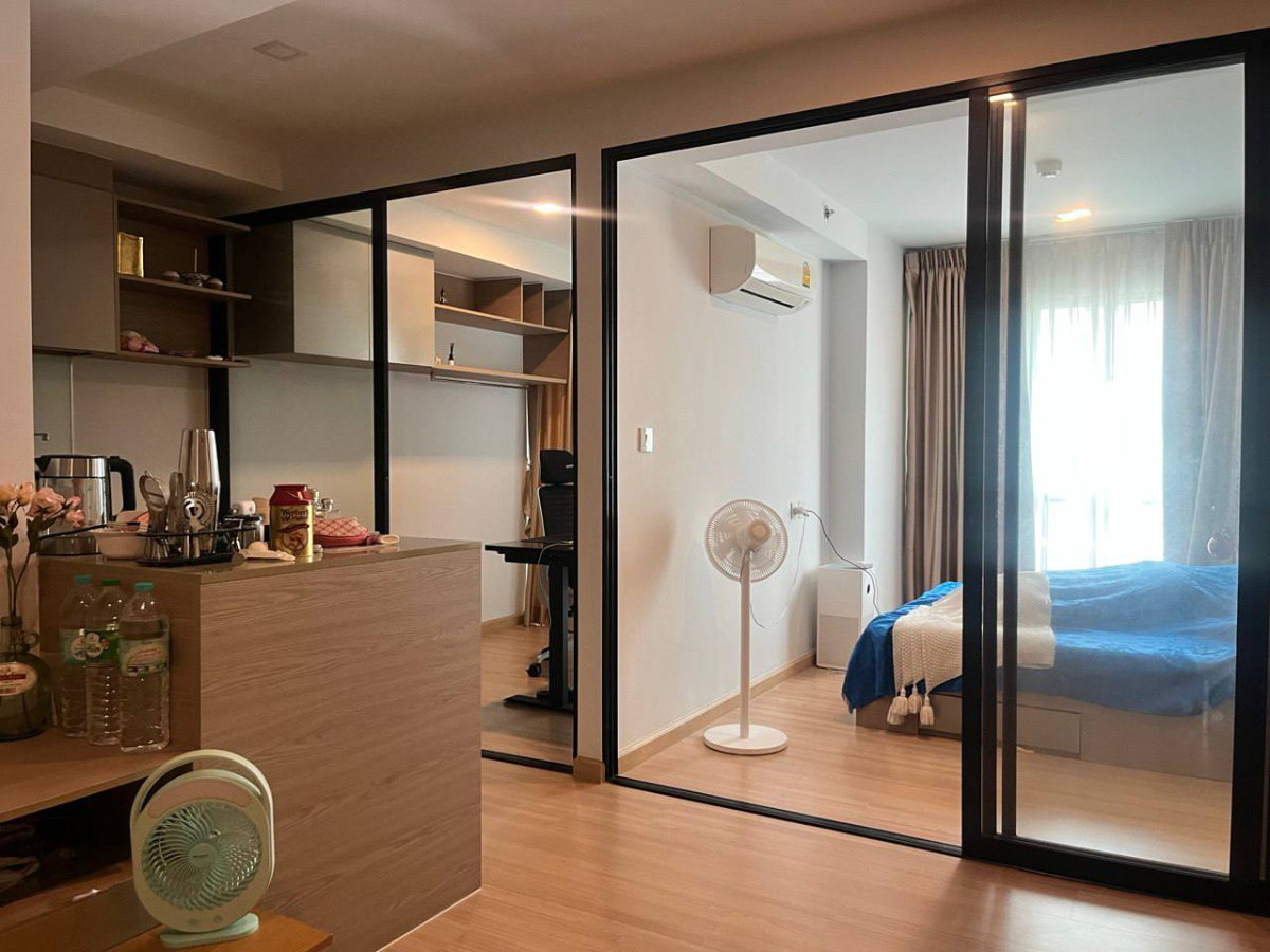 รูป ขายคอนโด Knightsbridge Sky City สะพานใหม่ 34.5 ตร.ม. ชั้น 7 ทิศเหนือ 1 นอน + ห้องทำงาน เฟอร์ครบ ติด BTS สายหยุด - รูปที่ 2/12