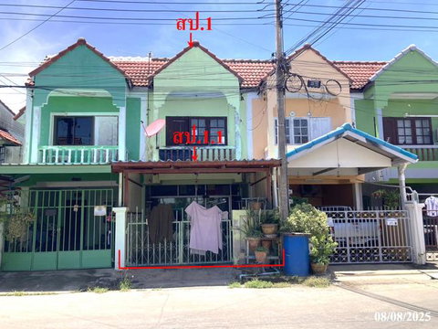 ทาวน์เฮ้าส์ 19.9 ตร.วา บัวแก้ว สามโคก ปทุมธานี 1M