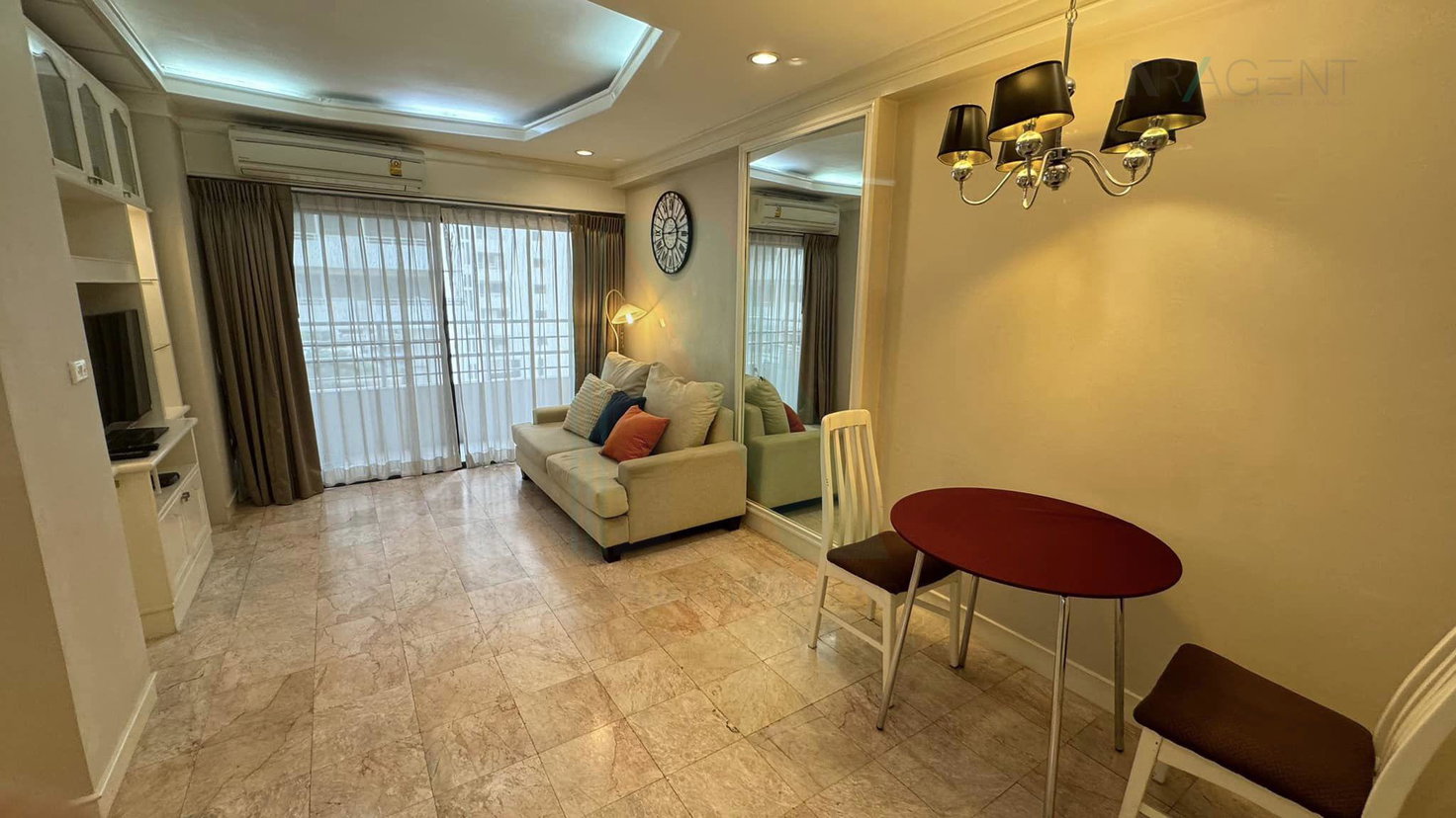 รูป 📌 ให้เช่าคอนโด สราญใจ แมนชั่น อาคาร 1 ชั้น 8 1 ห้องนอน ขนาด 55.00 ตรม ใกล้ โรงเรียนนานาชาติท๊อฟซี่เทอร์วี่ - รูปที่ 3/8