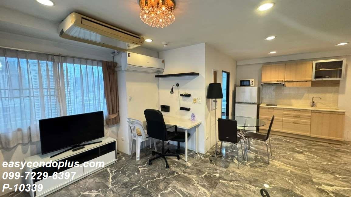 รูป 💥 [𝐏-𝟏𝟎𝟑𝟑𝟗] FORRENT : สราญใจ แมนชั่น ห้องกว้าง ทำเลใจกลางเมือง! ใกล้ BTS นานา 𝟐𝟓,𝟎𝟎𝟎/ด. | Line ID @easycondoplus | 099-229-6397 - รูปที่ 6/12