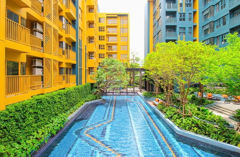 รูปภาพ MN008921 | 1Bed | 1Bath | BTS On Nut | 25sqm | THB 13,000/mo | Fl.2 — The Base Sukhumvit 50 Bangkok