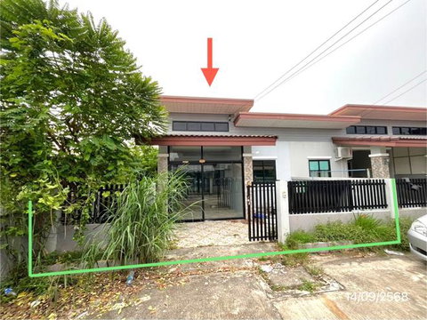 ทาวน์เฮ้าส์ 28.7 ตร.วา บ้านสุขใจ สุขสบาย 5 ปลวกแดง ระยอง 1.9M