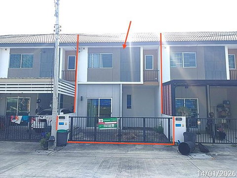 TOWN HOUSE 18.1 Sq.w. Bang Pakong Chachoengsao for 2.1M
