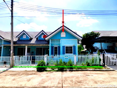 บ้านเดี่ยว ระยอง : บ้านเดี่ยว 35.6 ตร.วา วีน่า ทาวน์ ปลวกแดง ระยอง 1.5M