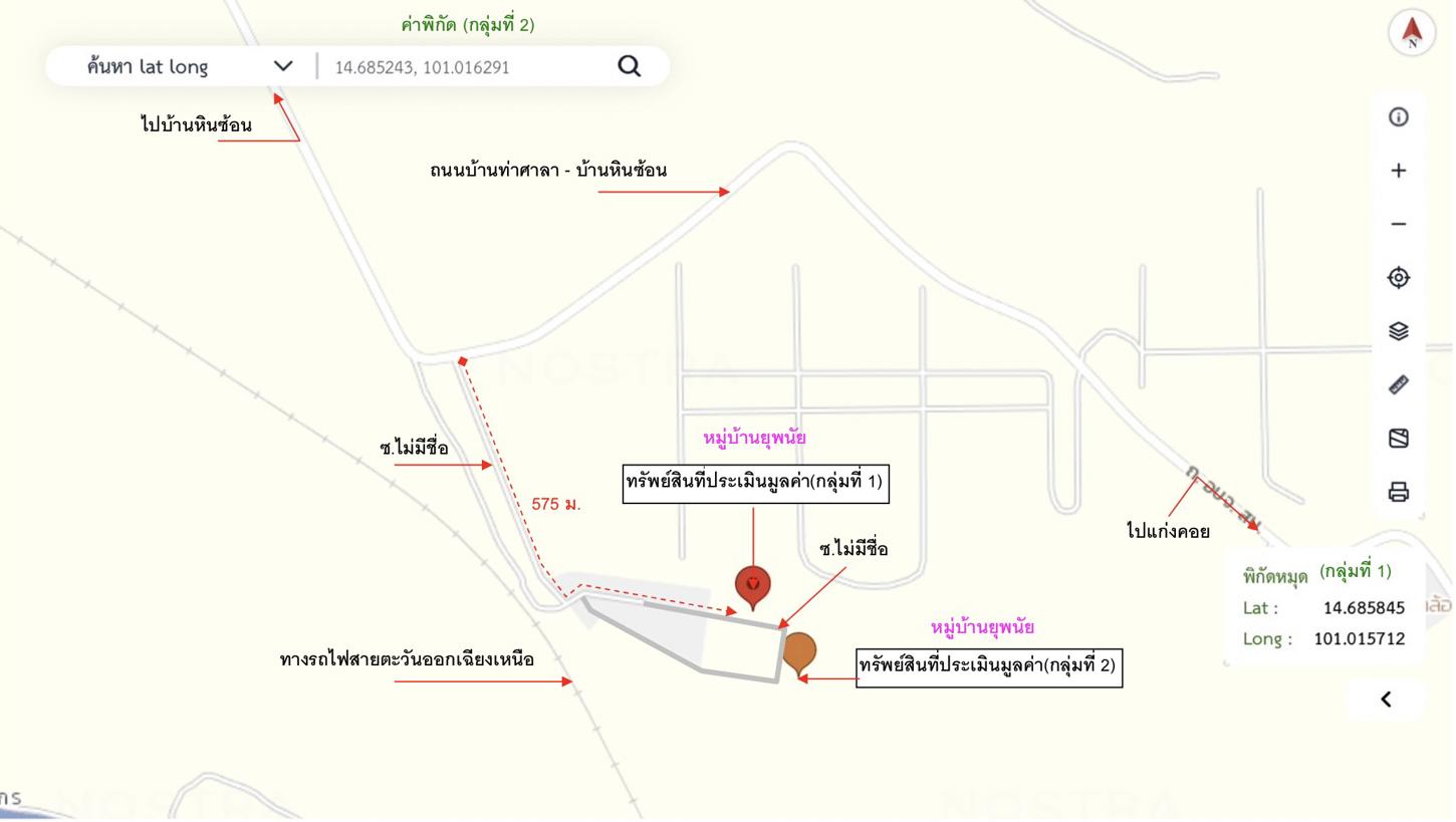 รูป ที่ดินว่างเปล่า 850 ตร.วา ยุพนัย แก่งคอย สระบุรี 1.5M - รูปที่ 15/15
