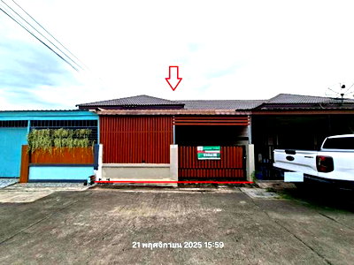 ทาวน์โฮม นิคมอีสเทิร์นซีบอร์ด : ทาวน์เฮ้าส์ 23.6 ตร.วา รินรดา ทาวน์ ปลวกแดง ระยอง 1.1M