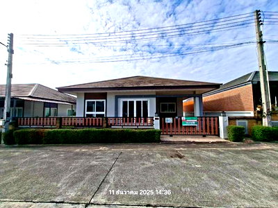 ขายบ้านเดี่ยว : บ้านเดี่ยว 56.3 ตร.วา อภิลาภแลนด์ นิคมพัฒนา ระยอง 2.6M
