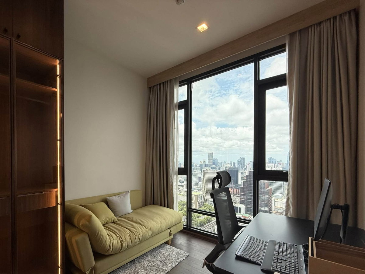 picture [FOR RENT] The Address Siam-Ratchathewi – High Fl. 40th+ Corner Unit (69 sqm) 2 Beds 2 Baths with Jacuzzi, Panoramic Views, 150m to BTS - 6/10