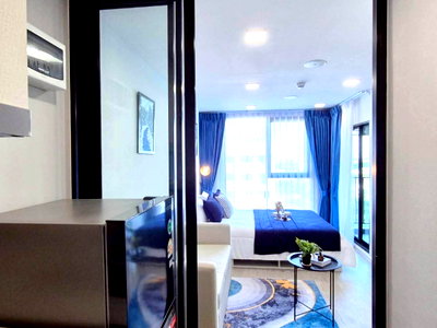 Condos for rent : 💮 Condo For Rent Atmoz Oasis Onnut Near MRT Srinuch 24 Sq.m fully furnished lease 10000- 