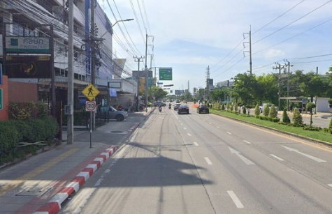 รูป ขายที่ดินเปล่าแปลงใหญ่ ติดถนนเฉลิมพระเกียรติ ร.9 ใกล้ Airport Link ทับช้าง - รูปที่ 2/4