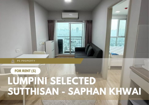 For Rent 🔥 Lumpini Selected Sutthisan - Saphan Khwai 🔥 Fully furnished and equipped with appliances; near BTS Saphan Khwai.