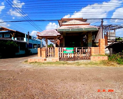 บ้านเดี่ยว ถนนนิตโย อุดรธานี : บ้านเดี่ยว 37 ตร.วา พังโคน สกลนคร 1.7M