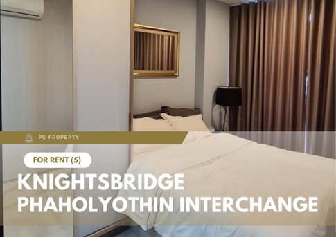 For Rent 🔥 Knightsbridge Phaholyothin Interchange 🔥 Fully furnished and equipped with appliances; near BTS Wat Phra Sri Mahathat.