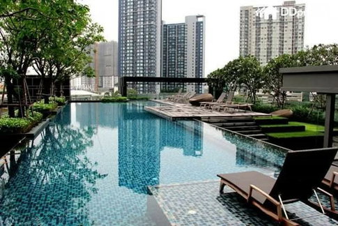 MN008406 | 1Bed | 1Bath | BTS On Nut | 27sqm | THB 16,000/mo | Fl.39 — The Base Park West Sukhumvit 77 Bangkok