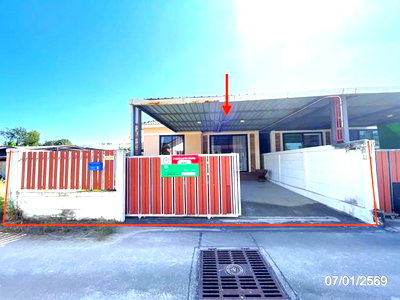 บ้านเดี่ยว นิคมอมตะนคร : บ้านเดี่ยว 49.3 ตร.วา พานทอง ชลบุรี 1.9M