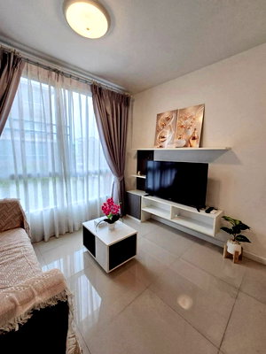 Condos for rent 700 Year Sports Arena Chiang Mai : D Vieng Santitham Condo, Corner Unit, Fully Furnished, Ready to Move In. (Tel/Line 088-5986998)
