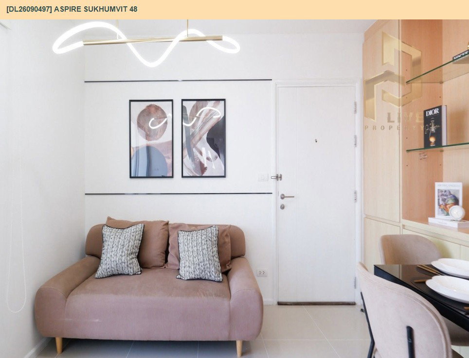 รูป DL26090497 ขายคอนโด แอสปาย สุขุมวิท 48 (Aspire Sukhumvit 48) ใกล้ BTS พระโขนง พร้อมเข้าอยู่ โทรด่วน 0653619502 LineID @952jdxxk - รูปที่ 2/26