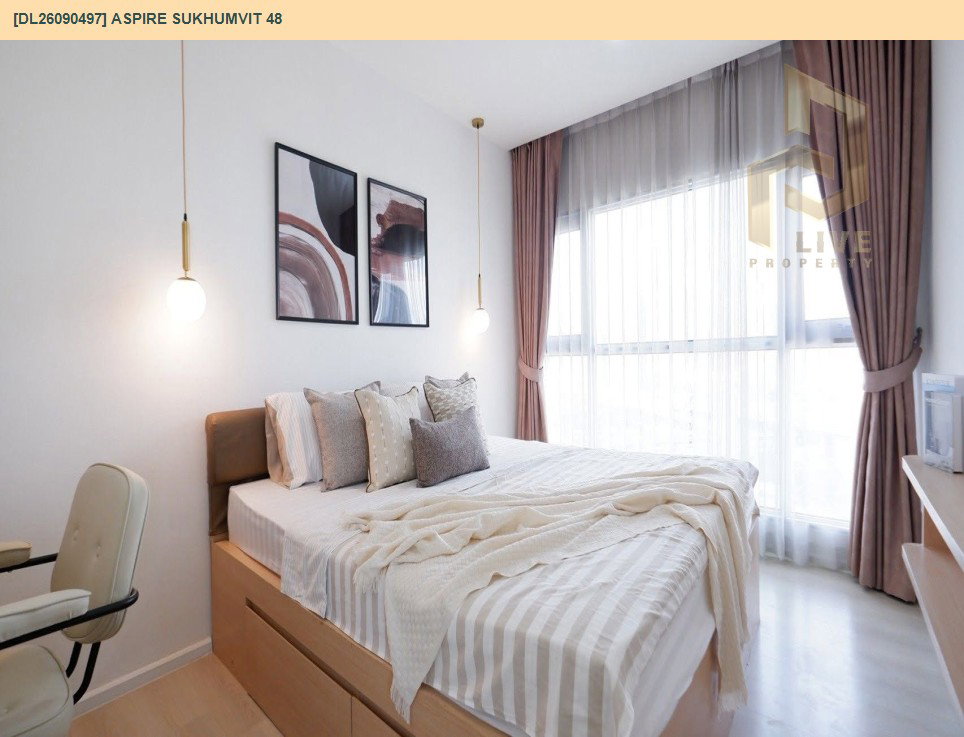 รูป DL26090497 ขายคอนโด แอสปาย สุขุมวิท 48 (Aspire Sukhumvit 48) ใกล้ BTS พระโขนง พร้อมเข้าอยู่ โทรด่วน 0653619502 LineID @952jdxxk - รูปที่ 11/26