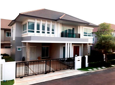 เช่าบ้านเดี่ยว ถนนศรีนครินทร์-ร่มเกล้า : 🏡  #MT2609_165  🏡💥ด่วน💥ว่างชัวร์ รีบคลิก ก่อนหลุดมือ‼️ 𝗙𝗼𝗿 𝗥𝗲𝗻𝘁 1️⃣0️⃣0️⃣k.🔥โครงการ แกรนด์ บางกอก บูเลอวาร์ด พระราม 9-ศรีนครินทร์