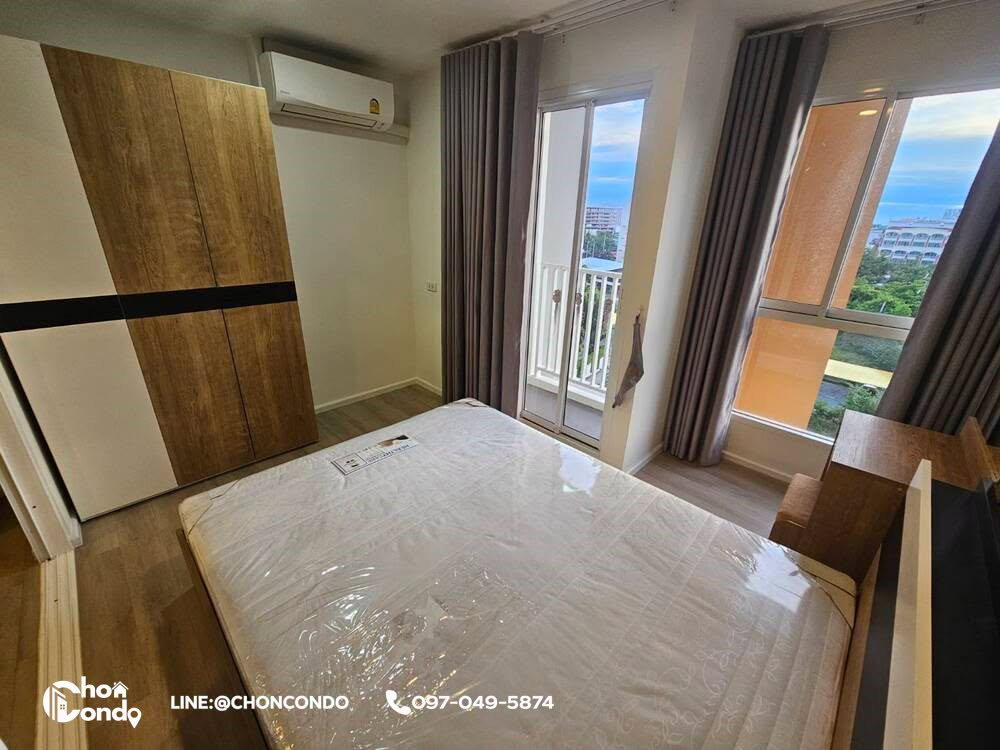 รูป Centro Condo Bangsaen ตึกA ชั้น5-------ห้องว่าง 05 ตุลาคม 2569--------Tel 097-049-5874 (Line: @choncondo มี@ด้วย) - รูปที่ 10/15