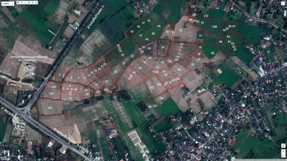 picture Prime Mega-Project Investment Opportunity! Exceptional 343-Rai Land Plot in San Kamphaeng, Chiang Mai - 1/1