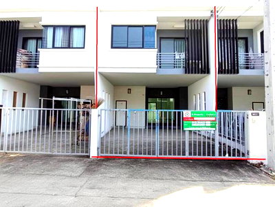 Townhouses for sale Makro Bangbuathong : TOWN HOUSE 18.6 Sq.w. Bang Bua Thong Nonthaburi for 2M