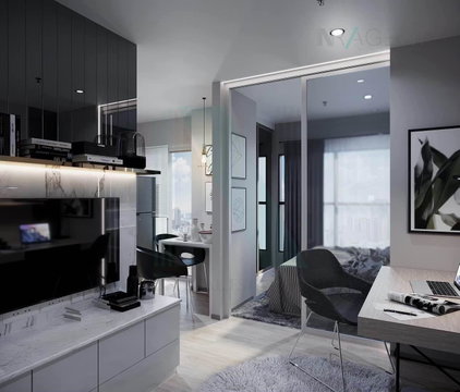 🔺 For Rent Condo PLUM CONDO RAMKHAMHAENG STATION Building 1, Floor 14,1 bed room, Room size 24 sqm