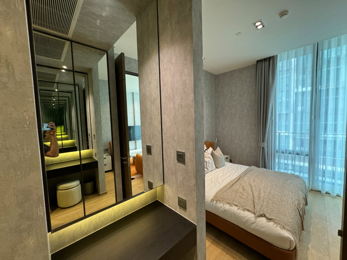 รูป Condo for RENT : 28 Chidlom  𝐒𝐢𝐳𝐞 :  45 sqm.  𝐓𝐲𝐩𝐞 : 1 Bedroom /1 Bathroom / City view   𝐅𝐥𝐨𝐨𝐫 : 14  ✅Fully furnished - รูปที่ 9/11