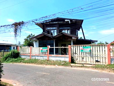 บ้านเดี่ยว ร้อยเอ็ด : บ้านเดี่ยว 151 ตร.วา สุวรรณภูมิ ร้อยเอ็ด 683,000