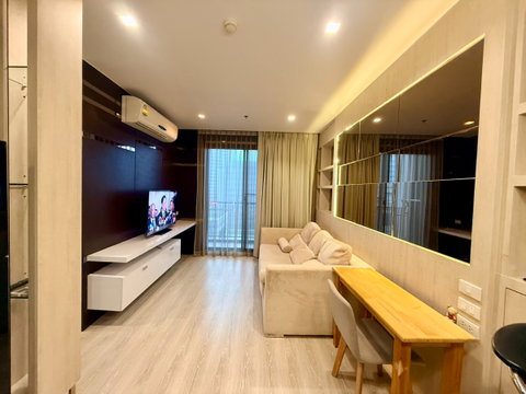Available for rent! Quinn Ratchada17. Spacious 2 Bedroom with a cozy room decoration. Newly for rent,ready to move in.