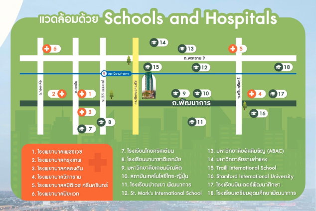 รูป ขายดาวน์คอนโด ศุภาลัย ปาร์ค เอกมัย-พัฒนาการ ชั้น 27 ทำเลดี ใกล้ Airport Rail Link - รูปที่ 7/8