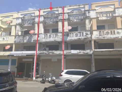 อาคารพาณิชย์ 17 ตร.วา เมืองบุรีรัมย์ บุรีรัมย์ 2.5M