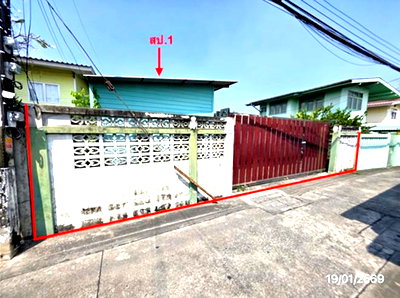 บ้านเดี่ยว วิทยาลัยพยาบาลบรมราชชนนีบำราศนราดูร : บ้านเดี่ยว 49 ตร.วา เขตบางซื่อ กรุงเทพมหานคร 3M