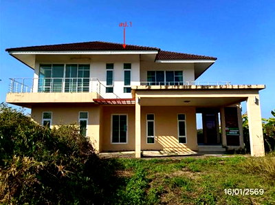 ขายบ้านเดี่ยว : บ้านเดี่ยว 1290 ตร.วา แม่ใจ พะเยา 4.6M
