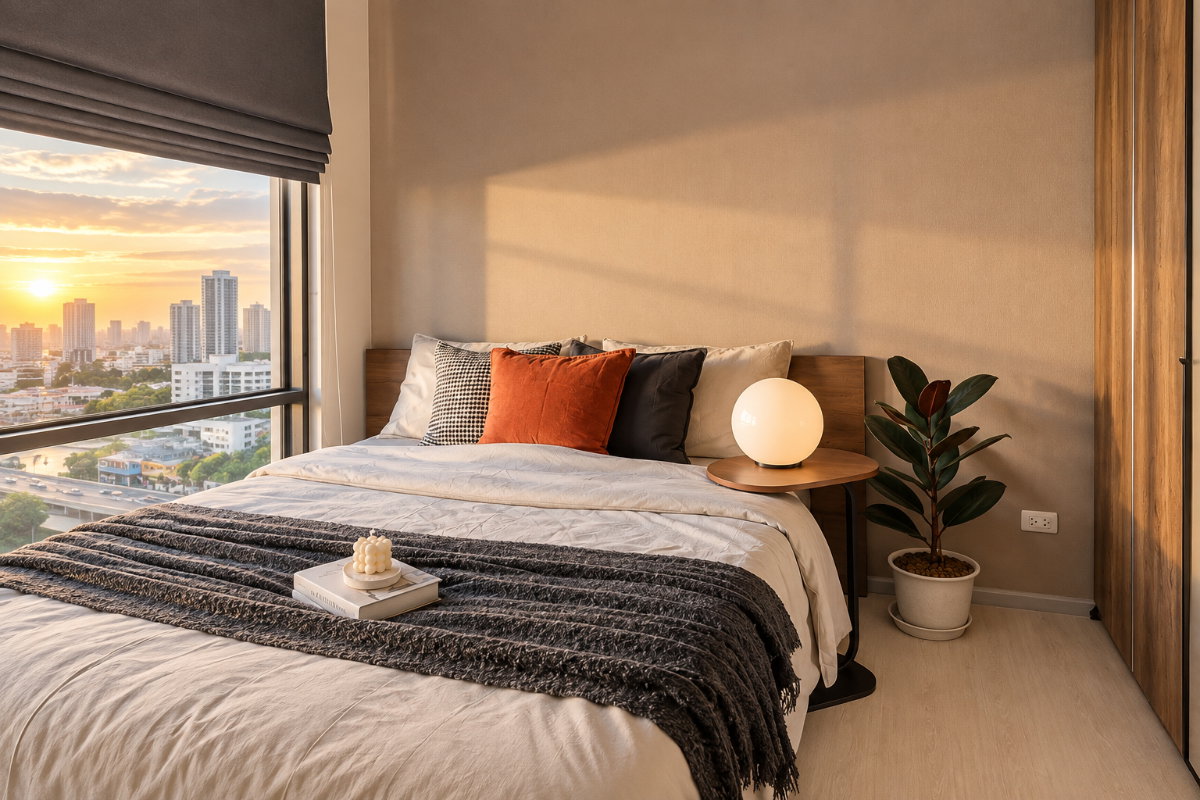 รูป ห้องพร้อมอยู่แบบไม่ต้องแต่งเพิ่ม! 1BR 31.15 ตร.ม. เพียง 21K - รูปที่ 1/7